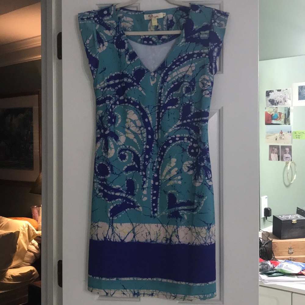 Aryeh colorful short sleeve dress